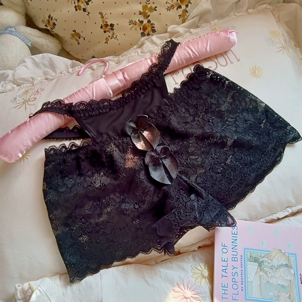 [CHE TÊN - 🔥 TỐC] 𝗤𝟮𝟬𝟵𝟴7𝗠𝗔𝗜 𝗣𝗔𝗡𝗧𝗜𝗘𝗦 quần lót nữ đùi ren gợi cảm phối dây sexy tiểu thư quyến rũ Bralettehousevn