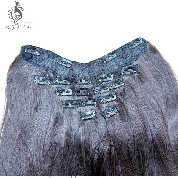 Tóc Giả Kẹp 6 Dãy 6kV02 45cm