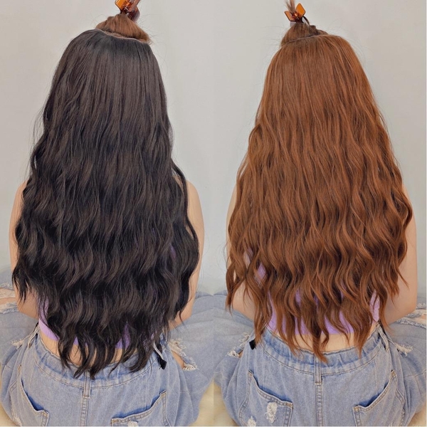 Tóc Kẹp U Xù Sóng Dài 9132 Tóc Giả Nữ