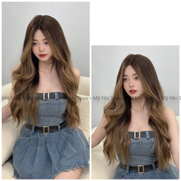 Siêu Da Đầu Nữ cc10 Nhuộm Xù Sóng (kèm dưỡng + lược + lưới + keo)