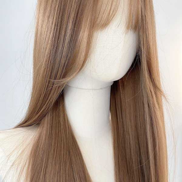 Siêu Da Đầu Tóc Giả CC12 Mái Thưa Tóc Thẳng (kèm dưỡng / lược / lưới / miếng dán)