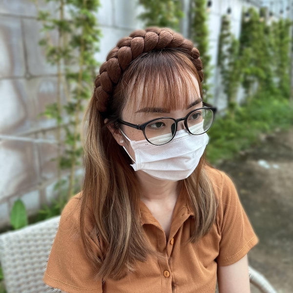 Băng Đô Bính Phồng Tóc Giả