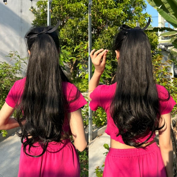 Buộc Tóc giả Cúp D55 nữ ( nhiều độ dài)