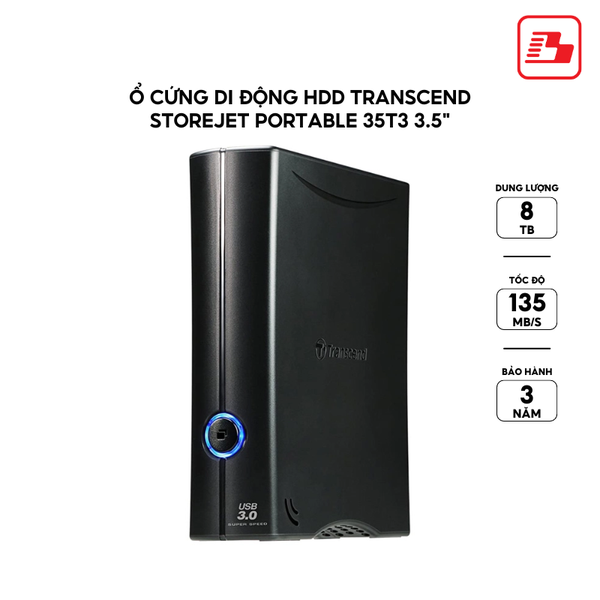 Ổ cứng di động HDD Transcend StoreJet Portable 35T3 3.5