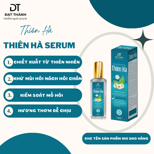 Thiên Hà  Xịt Khử Mùi Hôi Nách Hôi Chân Ngăn Tiết Mồ Hôi 10Ml