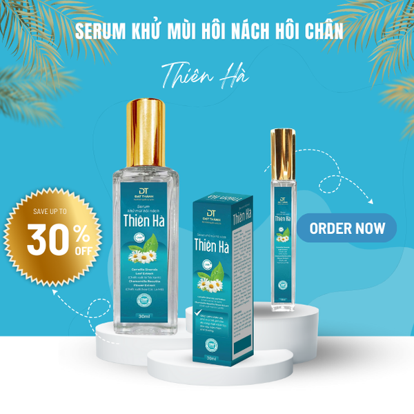 Thiên Hà  Xịt Khử Mùi Hôi Nách Hôi Chân Ngăn Tiết Mồ Hôi 10Ml