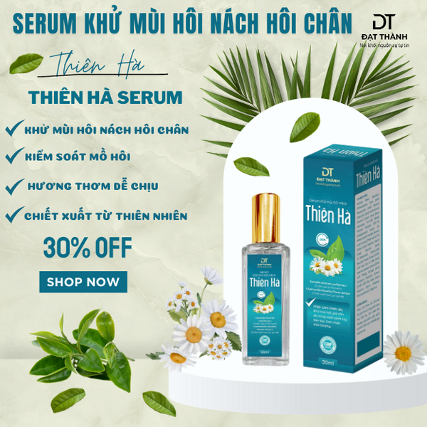 Xịt Khử Mùi Thiên Hà Khử Mùi Hôi Nách Hôi Chân Cho Nam Nữ 30ml