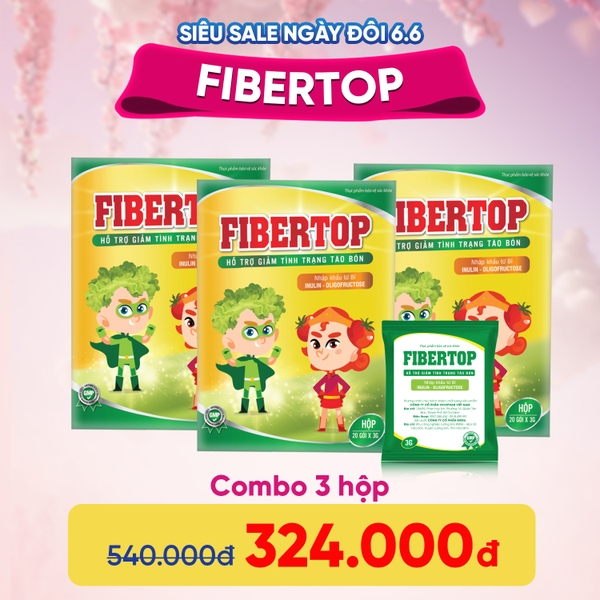 Hỗ trợ táo bón Fibertop siêu sale 6.6