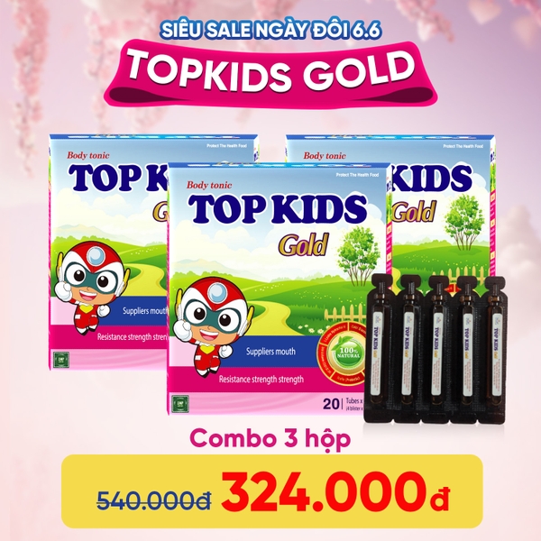 Siro ăn ngon cho bé Topkids Gold siêu sale 6.6