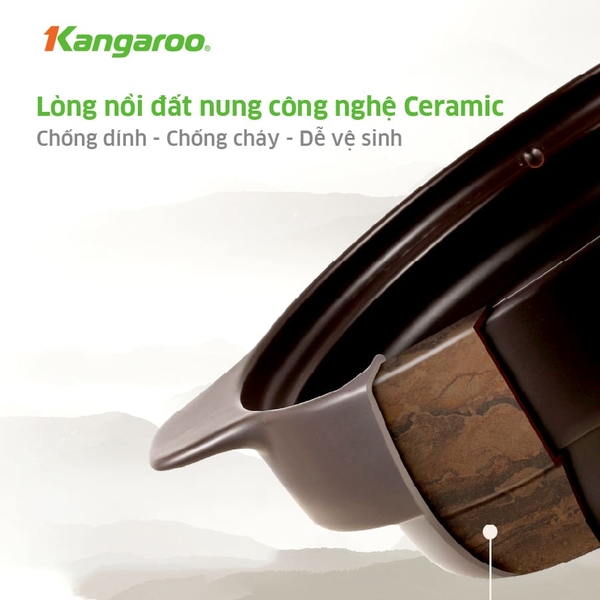Nồi hầm dưỡng sinh Kangaroo KG3SC1