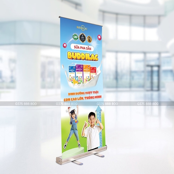 standee cuốn nhôm