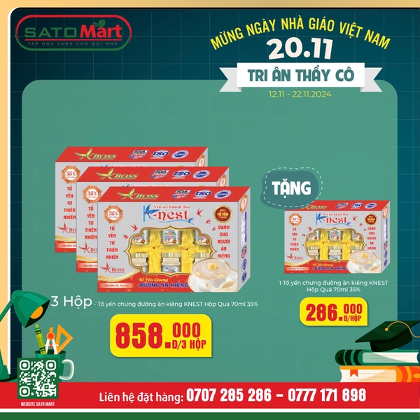 Pháp Dương Hiển Nước Yến Salanest Chưng Đường Phèn Cao Cấp 30% Yến - Vstyle.vn