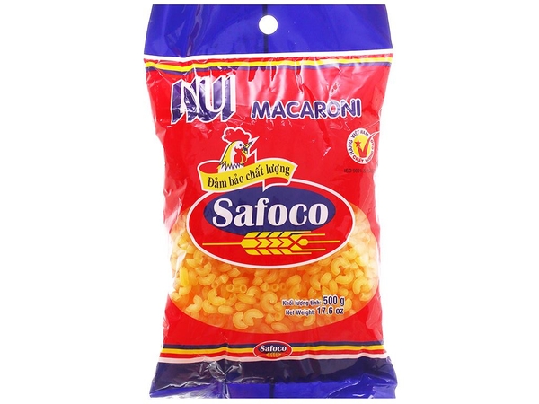 Nui ống ngắn Safoco - 500g