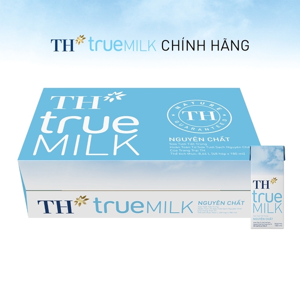 Sữa Tươi Tiệt Trùng TH True Milk Không Đường 180ml Sato Mart- Cửa hàng ...