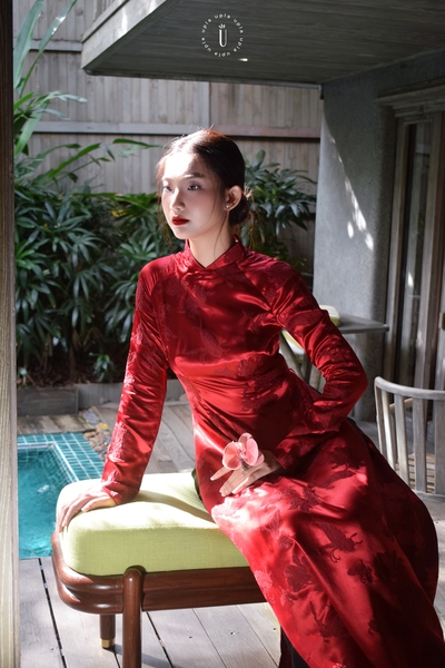 ÁO DÀI HỒNG DIỆP