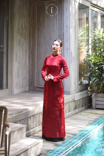 ÁO DÀI HỒNG DIỆP