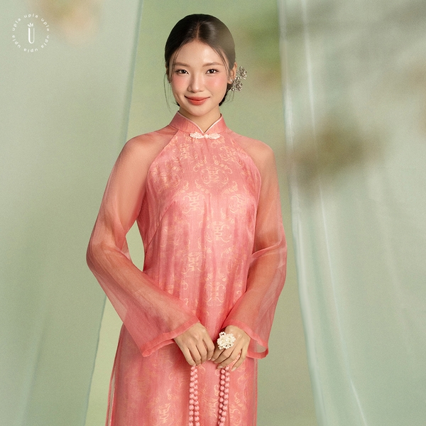 Áo Dài Hồng Ánh Mai