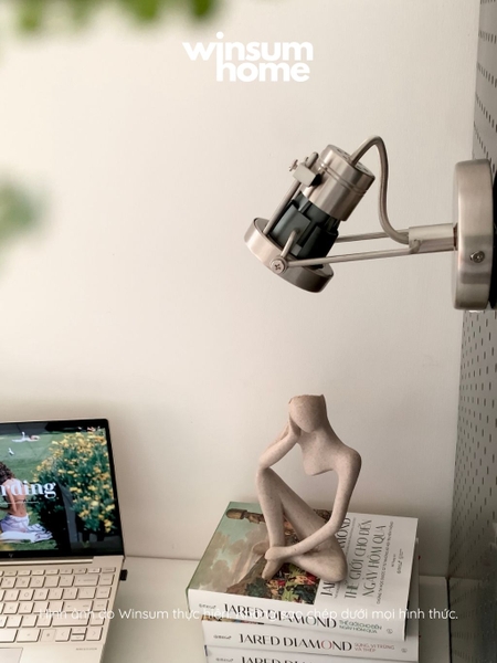 Đèn tường rọi kiểu cổ điển phong cách industrial, có thể chỉnh góc chiếu sáng, đèn tường hành lang, lối đi DTB02