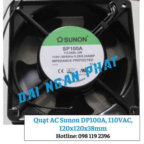 Per Sunon SP100A 1123HSL 110V 120V 0.26A Cuscinetto A - Foto 7