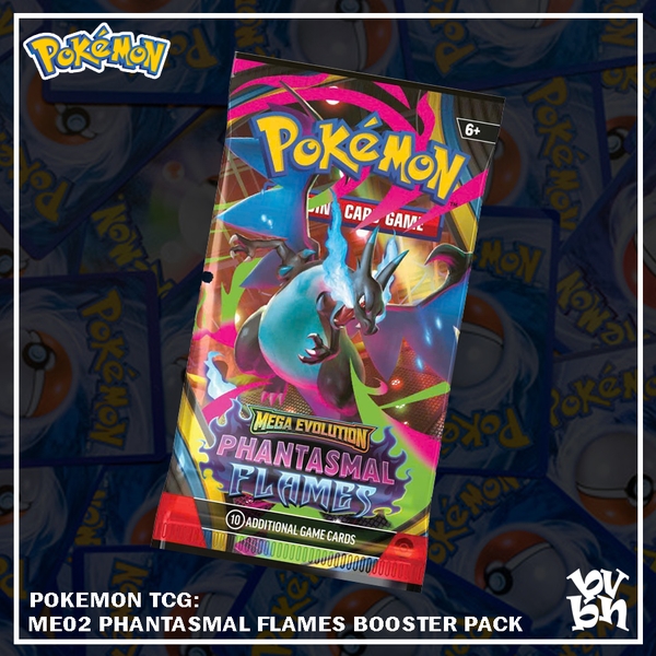 Pokemon Trading Card Game ME02 Mega Evolution Phantasmal Flames ( ENG VER )
