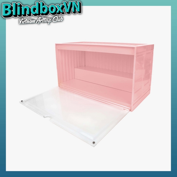 POP MART LED Luminous Display Box Container - PINK