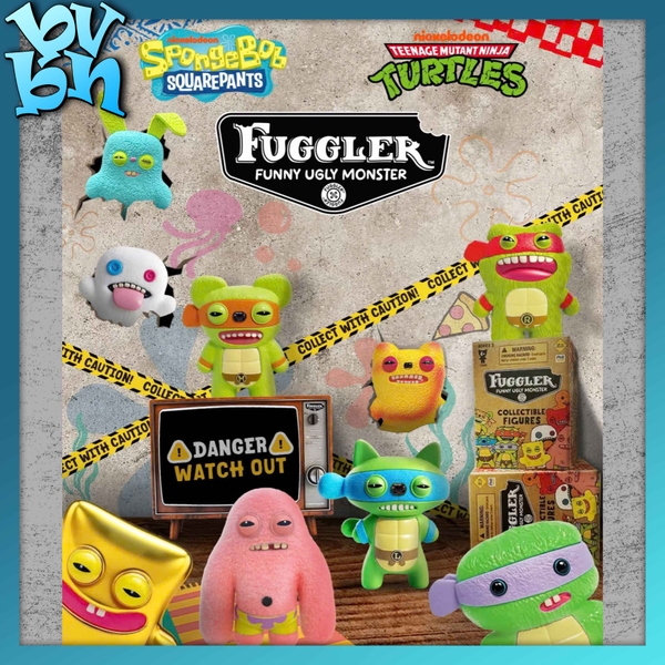 FUGGLER FIGURE SPONGEBOB X TURTLES NINJA