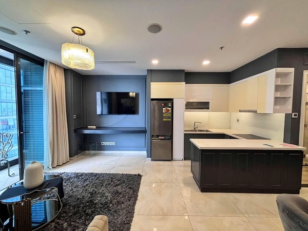 CHO THUÊ CĂN HỘ VINHOMES BASON QUẬN 1, 2 PHÒNG NGỦ, ĐẦY ĐỦ NỘI THẤT, 77M2