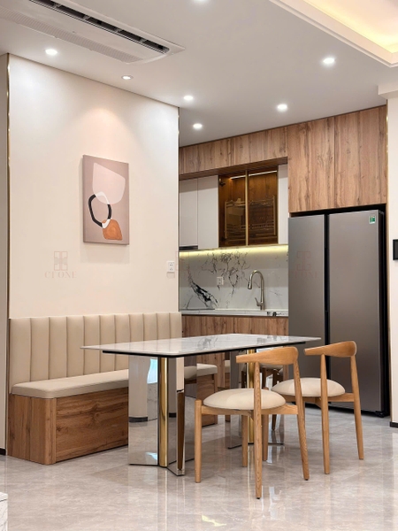 CHO THUÊ CĂN HỘ THE AURORA – 76M2 – 2 PHÒNG NGỦ – FULL NỘI THẤT CAO CẤP