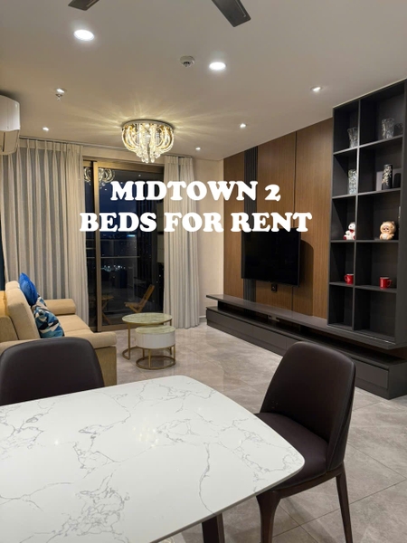 CHO THUÊ CĂN HỘ CHUNG CƯ MIDTOWN 2 PHÒNG NGỦ FULL NỘI THẤT