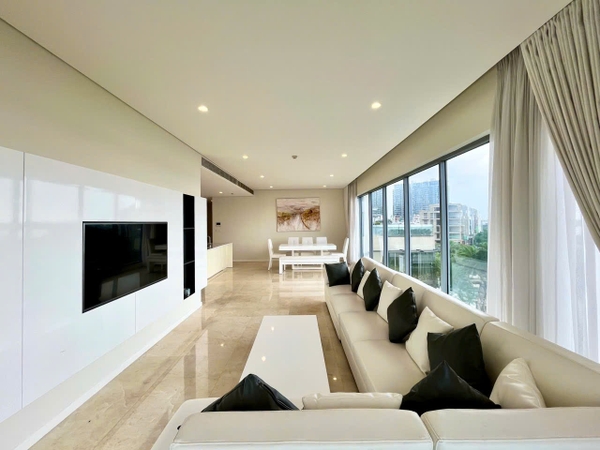 CHO THUÊ CĂN HỘ 4 PHÒNG NGỦ ĐẢO KIM CƯƠNG, CÓ SÂN VƯỜN