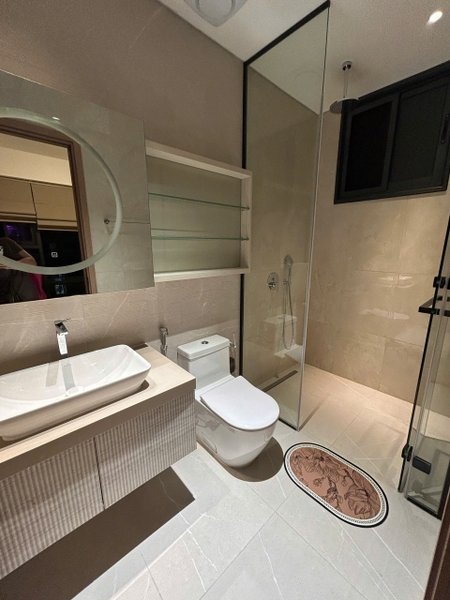 CHO THUÊ CĂN HỘ THE AURORA PHÚ MỸ HƯNG - 75M2 - THIẾT KẾ 2PN - NHÀ NỘI THẤT XỊN