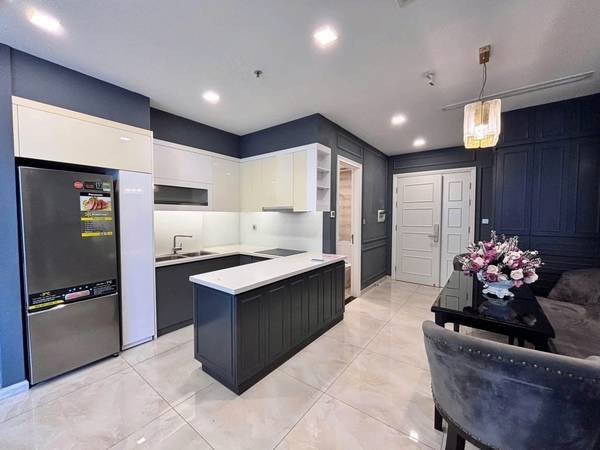 CHO THUÊ CĂN HỘ VINHOMES BASON QUẬN 1, 2 PHÒNG NGỦ, ĐẦY ĐỦ NỘI THẤT, 77M2