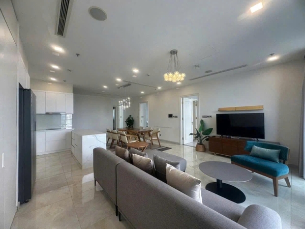 CHO THUÊ CĂN HỘ VINHOMES GOLDEN RIVER QUẬN 1 - 120M2 - 3 PHÒNG NGỦ - NỘI THẤT ĐẦY ĐỦ