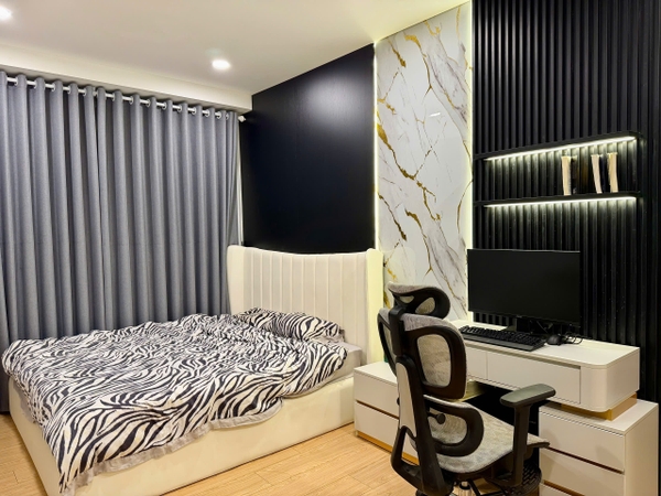 CHO THUÊ CĂN HỘ SUNWAH PEARL BÌNH THẠNH, THIẾT KẾ 2 PHÒNG NGỦ, 1 PHÒNG HỌC 106M2