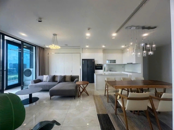 CHO THUÊ CĂN HỘ VINHOMES GOLDEN RIVER QUẬN 1 - 120M2 - 3 PHÒNG NGỦ - NỘI THẤT ĐẦY ĐỦ