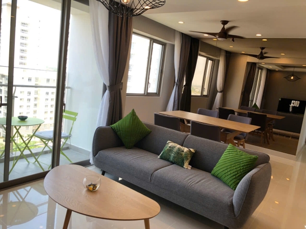 CHO THUÊ CĂN HỘ HƯNG PHÚC - HAPPY RESIDENCE PHÚ MỸ HƯNG | 90M2 | 2 PHÒNG NGỦ THOÁNG ĐẸP