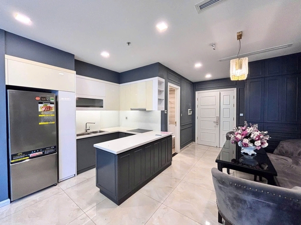 CHO THUÊ CĂN HỘ VINHOMES BASON QUẬN 1, 2 PHÒNG NGỦ, ĐẦY ĐỦ NỘI THẤT, 77M2