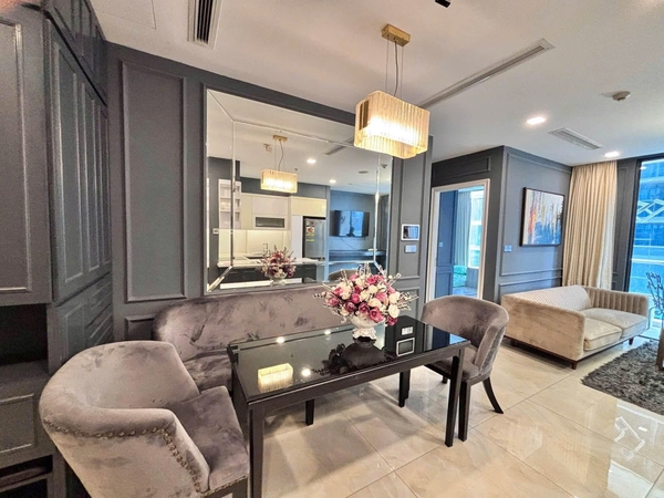 CHO THUÊ CĂN HỘ VINHOMES BASON QUẬN 1, 2 PHÒNG NGỦ, ĐẦY ĐỦ NỘI THẤT, 77M2