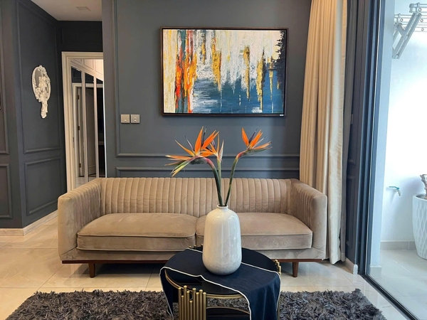 CHO THUÊ CĂN HỘ VINHOMES BASON QUẬN 1, 2 PHÒNG NGỦ, ĐẦY ĐỦ NỘI THẤT, 77M2