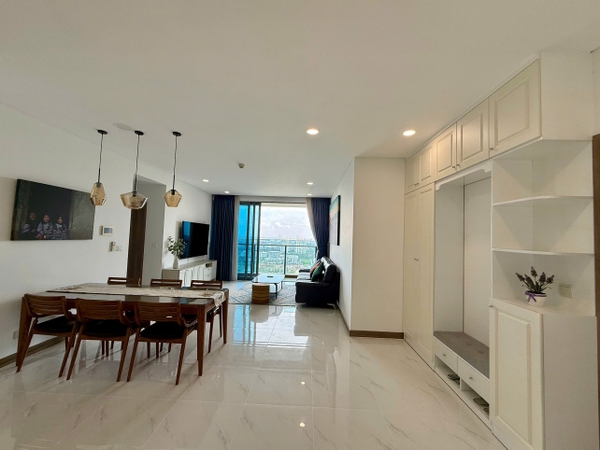 CHO THUÊ CĂN HỘ SUNWAH PEARL BÌNH THẠNH 3 PHÒNG NGỦ 125M2 ĐẦY ĐỦ NỘI THẤT