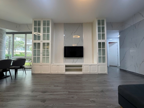 CHO THUÊ CĂN HỘ RIVERPARK RESIDENCE PHÚ MỸ HƯNG 3 PHÒNG NGỦ - ĐẦY ĐỦ NỘI THẤT - TẦNG SÂN VƯỜN