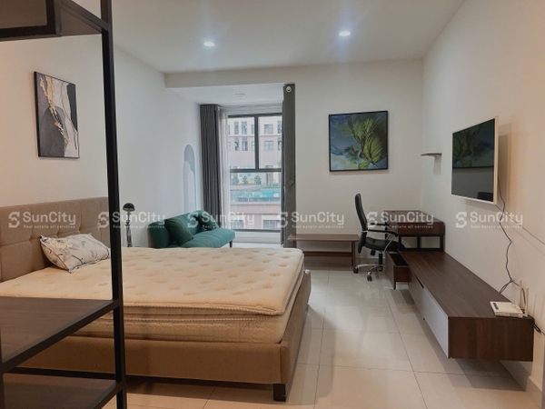 CHO THUÊ CĂN HỘ STUDIO SAIGON ROYAL QUẬN 4 | ĐẦY ĐỦ NỘI THẤT | 35M2