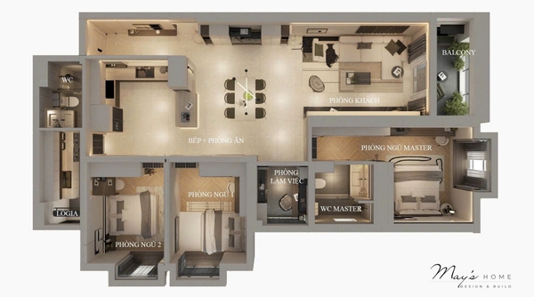 BÁN CĂN HỘ RIVERSIDE RESIDENCE PHÚ MỸ HƯNG NHÀ MỚI | 3 PHÒNG NGỦ | 143M2