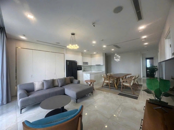 CHO THUÊ CĂN HỘ VINHOMES GOLDEN RIVER QUẬN 1 - 120M2 - 3 PHÒNG NGỦ - NỘI THẤT ĐẦY ĐỦ