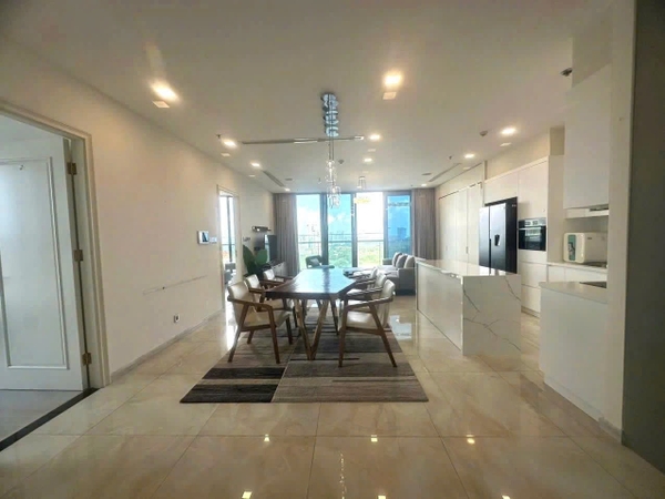 CHO THUÊ CĂN HỘ VINHOMES GOLDEN RIVER QUẬN 1 - 120M2 - 3 PHÒNG NGỦ - NỘI THẤT ĐẦY ĐỦ