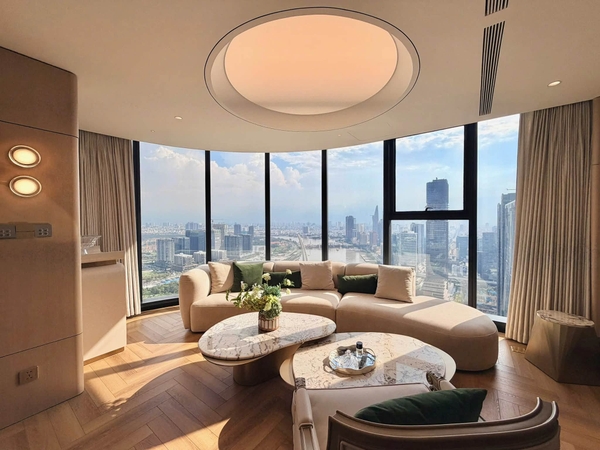 CHO THUÊ CĂN HỘ VINHOMES GOLDEN RIVER 3 PHÒNG NGỦ - 160M2 - NHÀ MỚI VIEW SÔNG