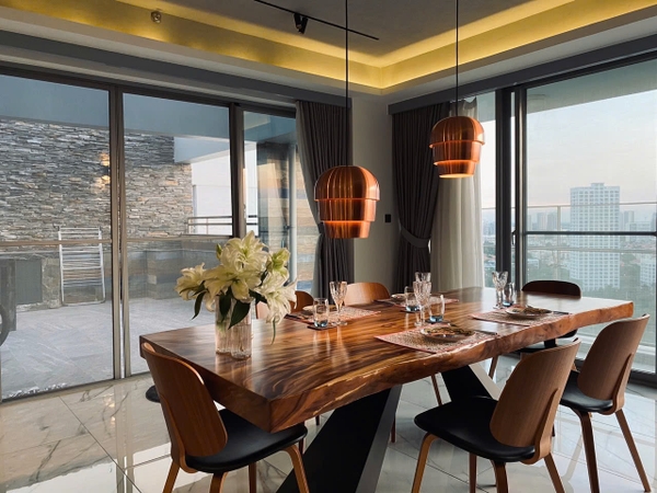 CHO THUÊ CĂN HỘ PENTHOUSE GREEN VALLEY PHÚ MỸ HƯNG | 3 PHÒNG NGỦ | VIEW CỰC XỊN