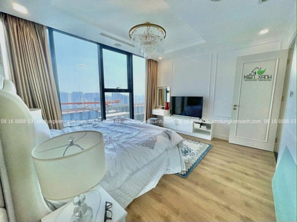 CHO THUÊ CĂN HỘ VINHOMES GOLDEN RIVER 4 PHÒNG NGỦ 157M2 ĐẦY ĐỦ NỘI THẤT