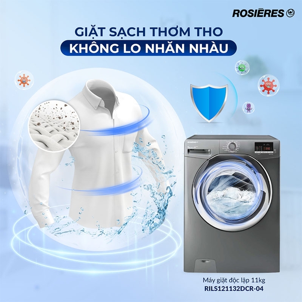 Máy giặt Rosieres RILS121132DCR-04