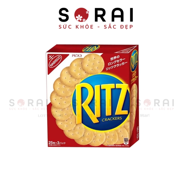 Bánh Ritz mặn vị bơ 75P 247gr 2/2025